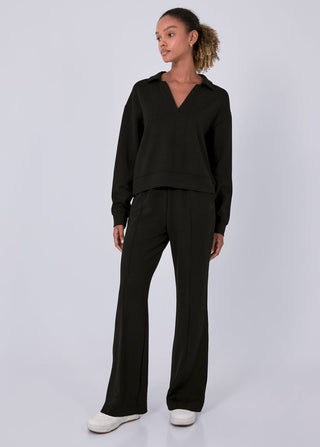 Women's Collar Sweater Black