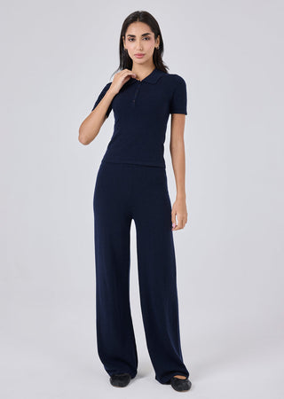 Women's Polo Top Navy
