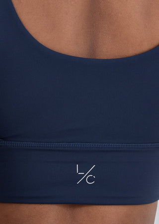 Women's Scoop Neck Bra Dark Navy