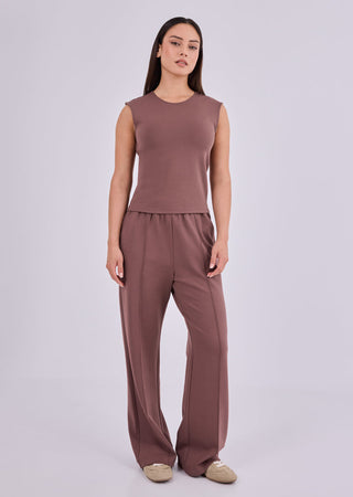 Women's Crew Tank Tawny Rust
