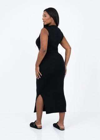 Women's Ruched Top Black