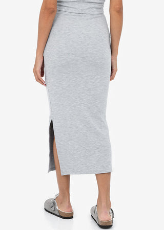 Women's Tube Skirt Grey Marl