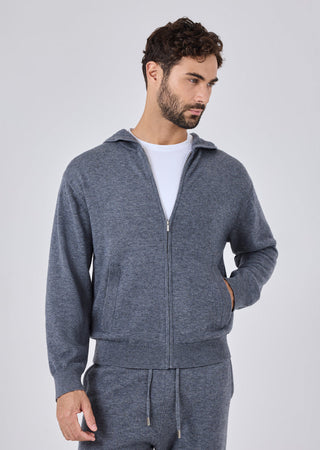 Men's Hoodie Grey Marl