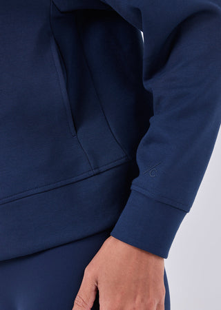 Women's Zip Up Hoodie Dark Navy