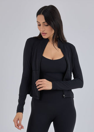 Women's Active Zip Jacket Black