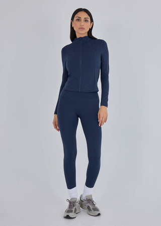 Women's Active Zip Jacket Dark Navy