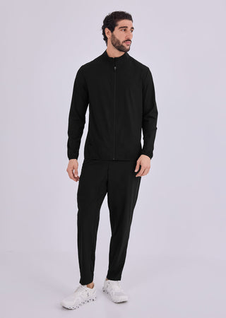 Men's Zip Through Jacket Black