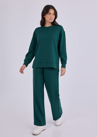Women's Straight Leg Pants Deep Teal