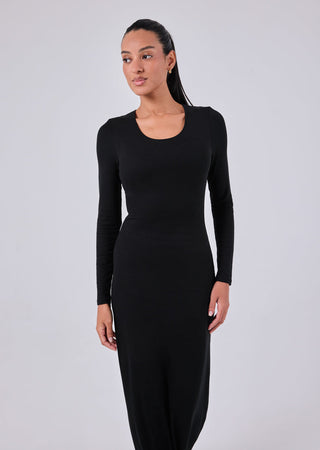 Women's Long Sleeve Dress Black