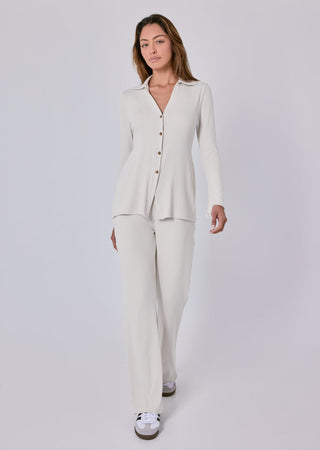 Women's Longline Cardigan Bone