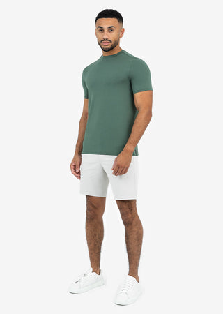Men's Shorts Classic Fit -8"R Stone