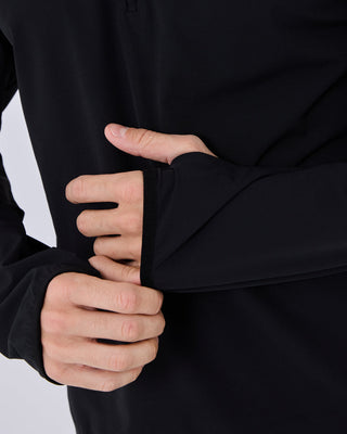 Men's Half-Zip Top Black Onyx