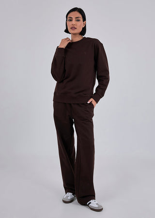 Oversized Sweater Unisex Dark Cocoa