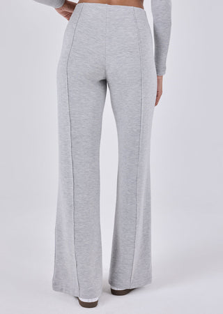 Women's Wide Leg Pants Grey Marl