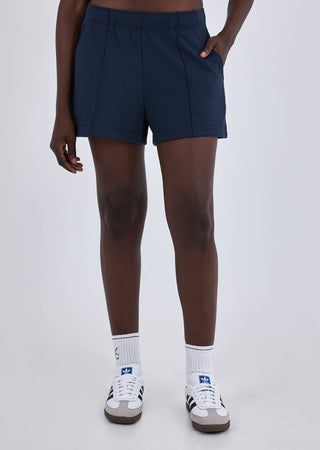 Women's Pintuck Short Dark Navy