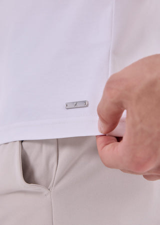 Men's Open Polo Ivory