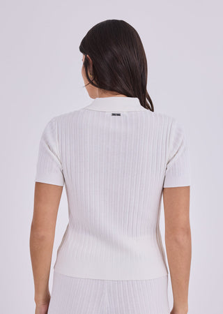 Women's Polo Cream