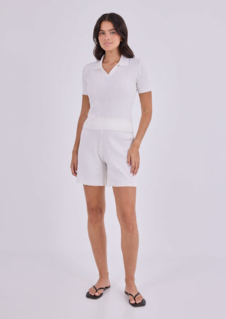 Women's Polo Cream