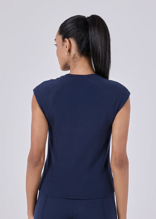 Women's Raglan Tee Dark Navy