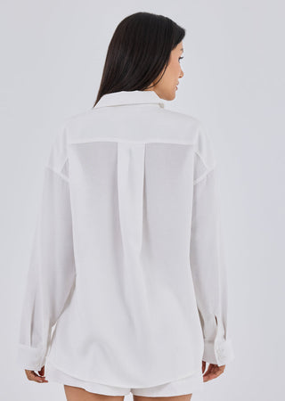 Women's Long Sleeve Shirt Ivory