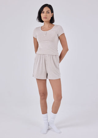 Women's Short Oatmeal Heather