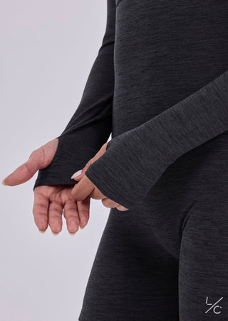 Women's Shrug Dark Grey Marl