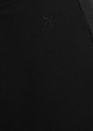 Women's Ruched Front Skirt Black