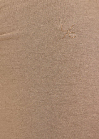Women's Ruched Front Skirt Camel