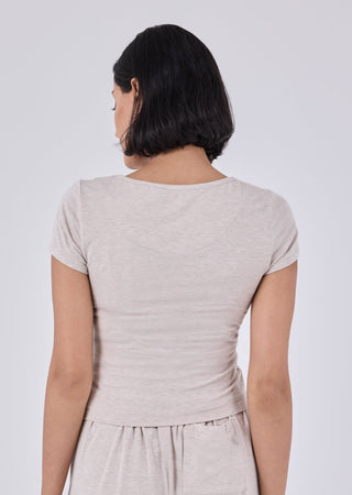 Women's Tee Oatmeal Heather