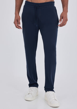 Men's Straight Leg Pants Long Length Dark Navy