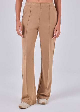 Women's Straight Leg Short Length Pants Camel