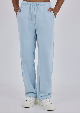 Oversized Unisex Sweat Pants Blue Mist