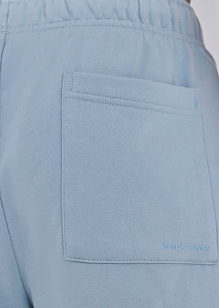 Oversized Unisex Sweat Pants Blue Mist