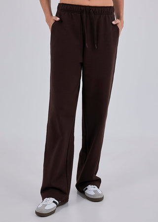 Oversized Unisex Sweat Pants Dark Cocoa