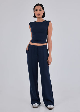 Women's Cap Sleeve Top Dark Navy