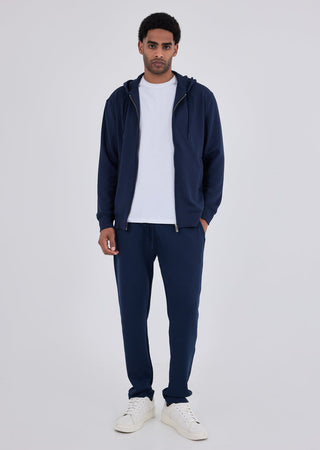 Men's Zip Up Hoodie Dark Navy
